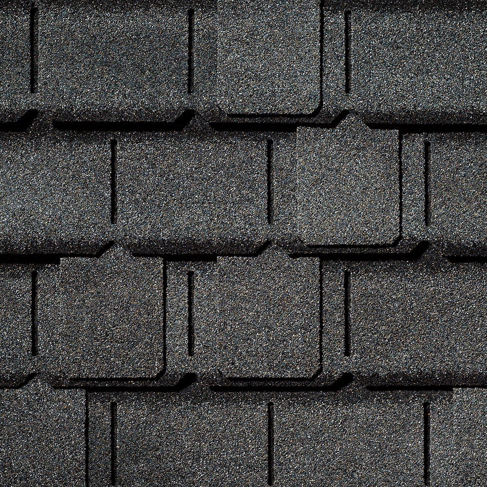 GAF Camelot II shingles in Antique Slate, colour swatch