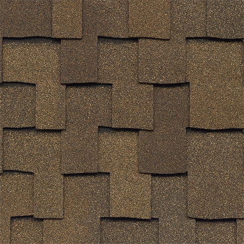 GAF Grand Sequoia shingles in Cedar, colour swatch