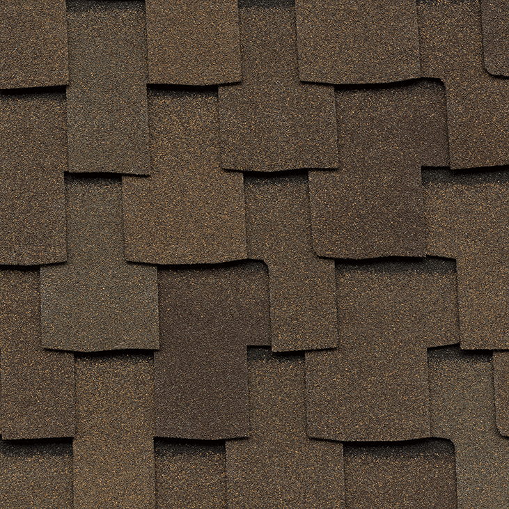 GAF Grand Sequoia AS shingles in Adobe Sunset, colour swatch