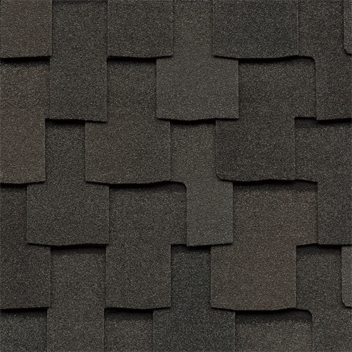 GAF Grand Sequoia AS shingles in Dusky Gray, colour swatch