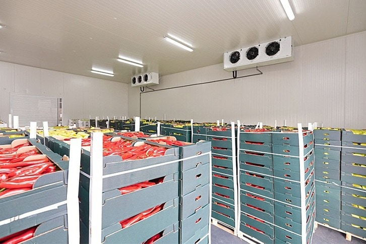 Cold storage facility for fresh produce
