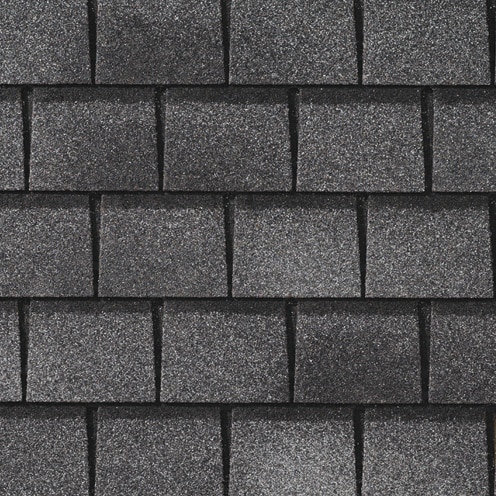 GAF Slateline shingles in English Gray, colour swatch