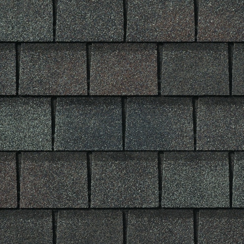 GAF Slateline shingles in Royal Slate, colour swatch