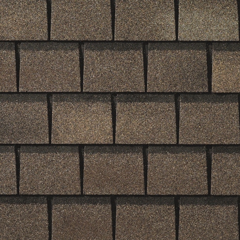 GAF Slateline shingles in Weathered Slate, colour swatch