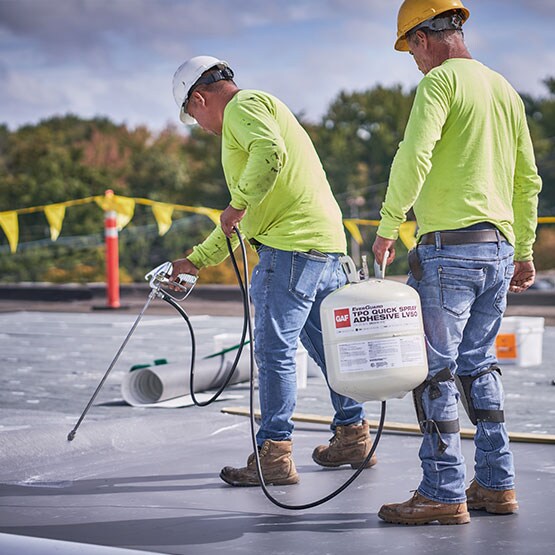 EverGuard® TPO Quick Spray Adhesive LV50 GAF Roofing