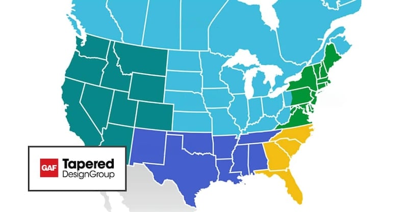 tapered design group map