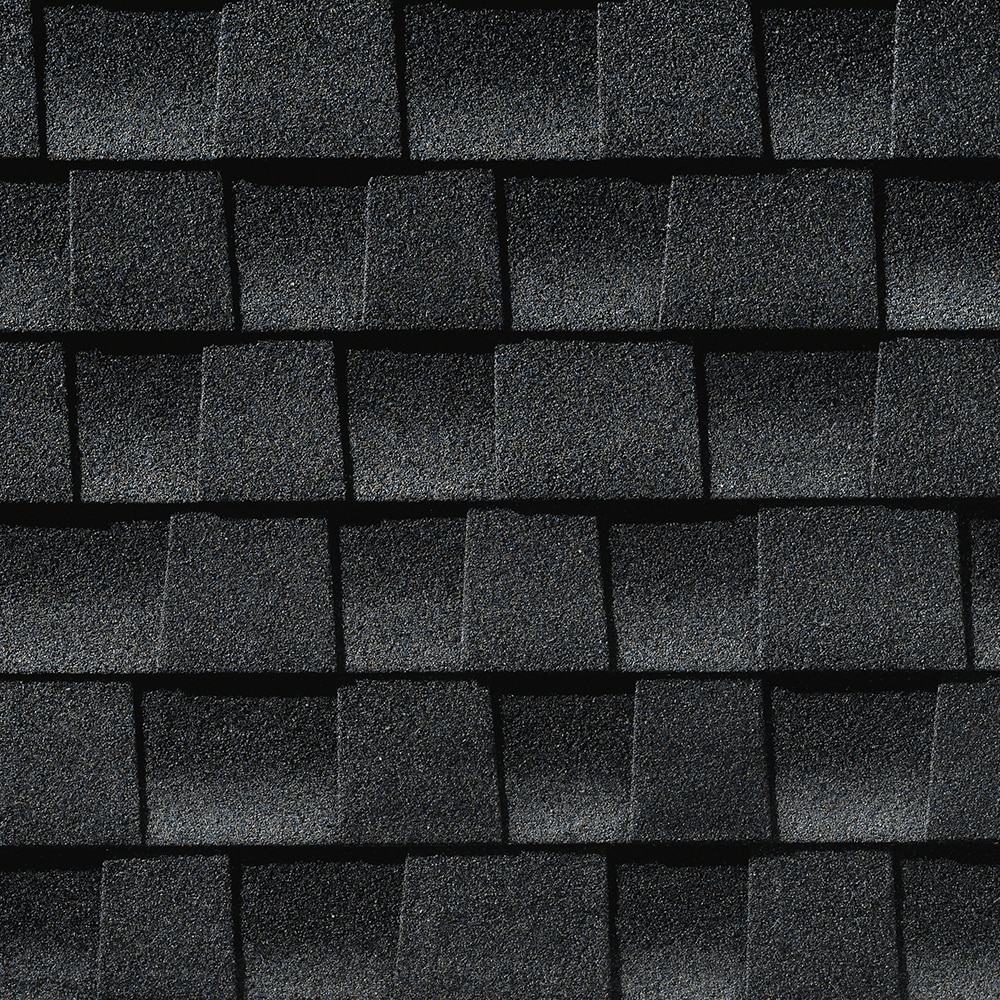 GAF Timberline AS II shingles in Charcoal, colour swatch