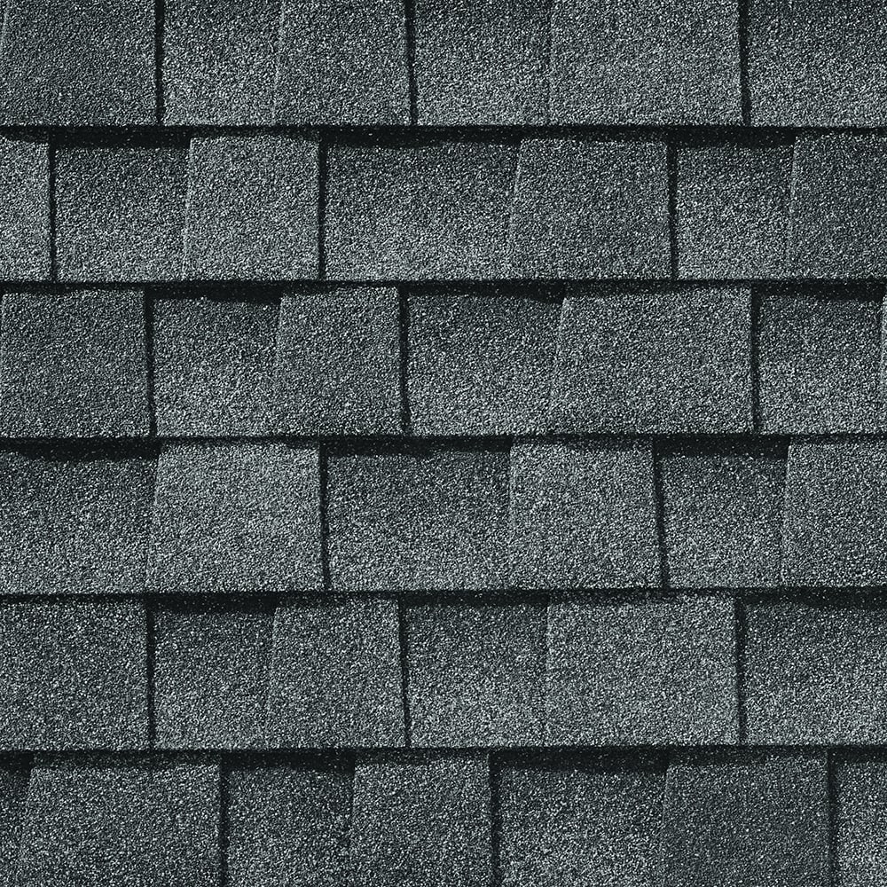 GAF Timberline AS II shingles in Pewter Gray, colour swatch