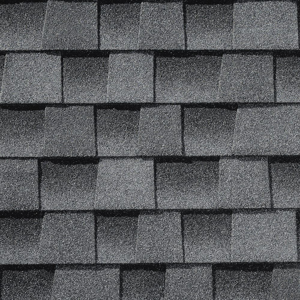 GAF Timberline HDZ shingles in Oyster Gray, colour swatch