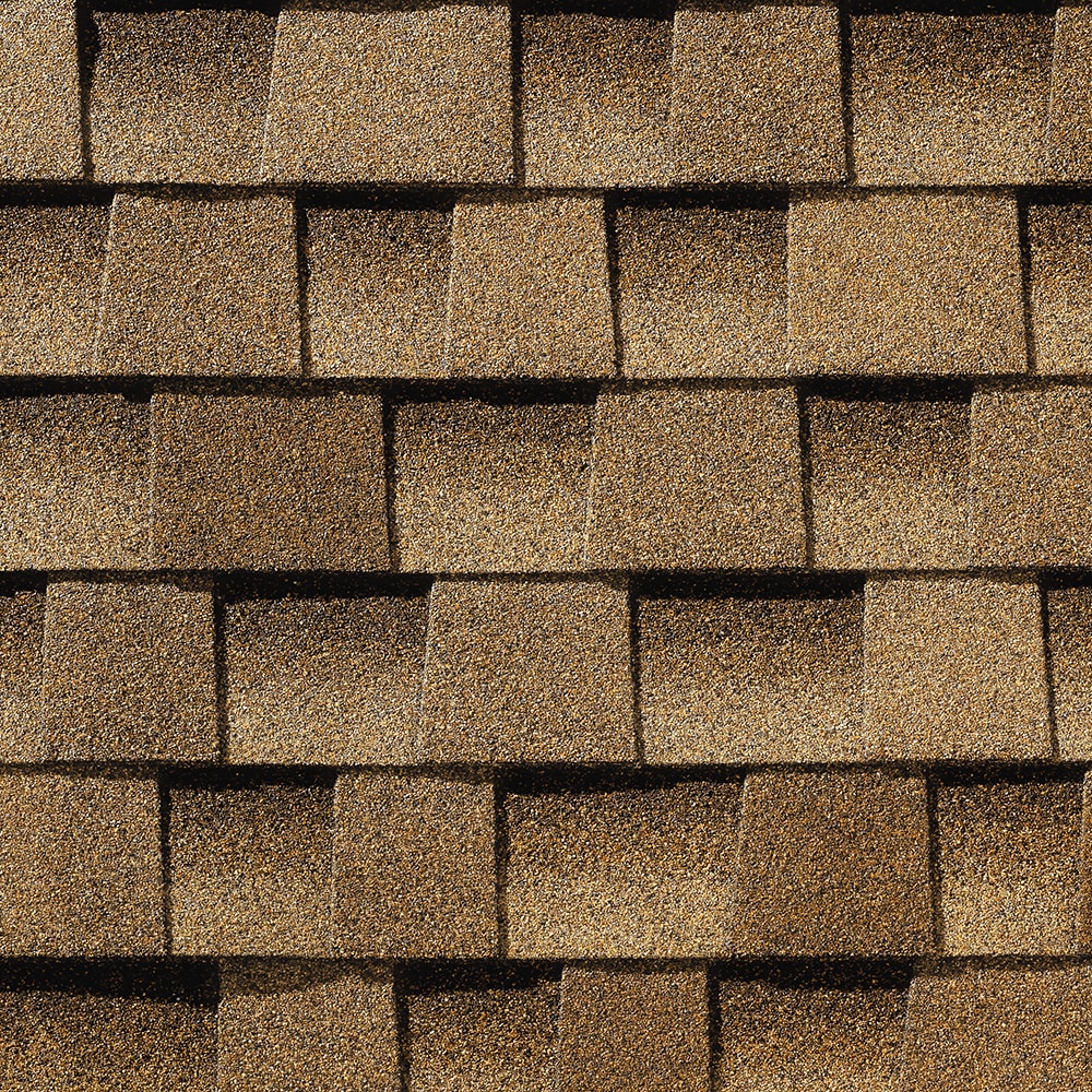 GAF Timberline HDZ shingles in Shakewood, colour swatch