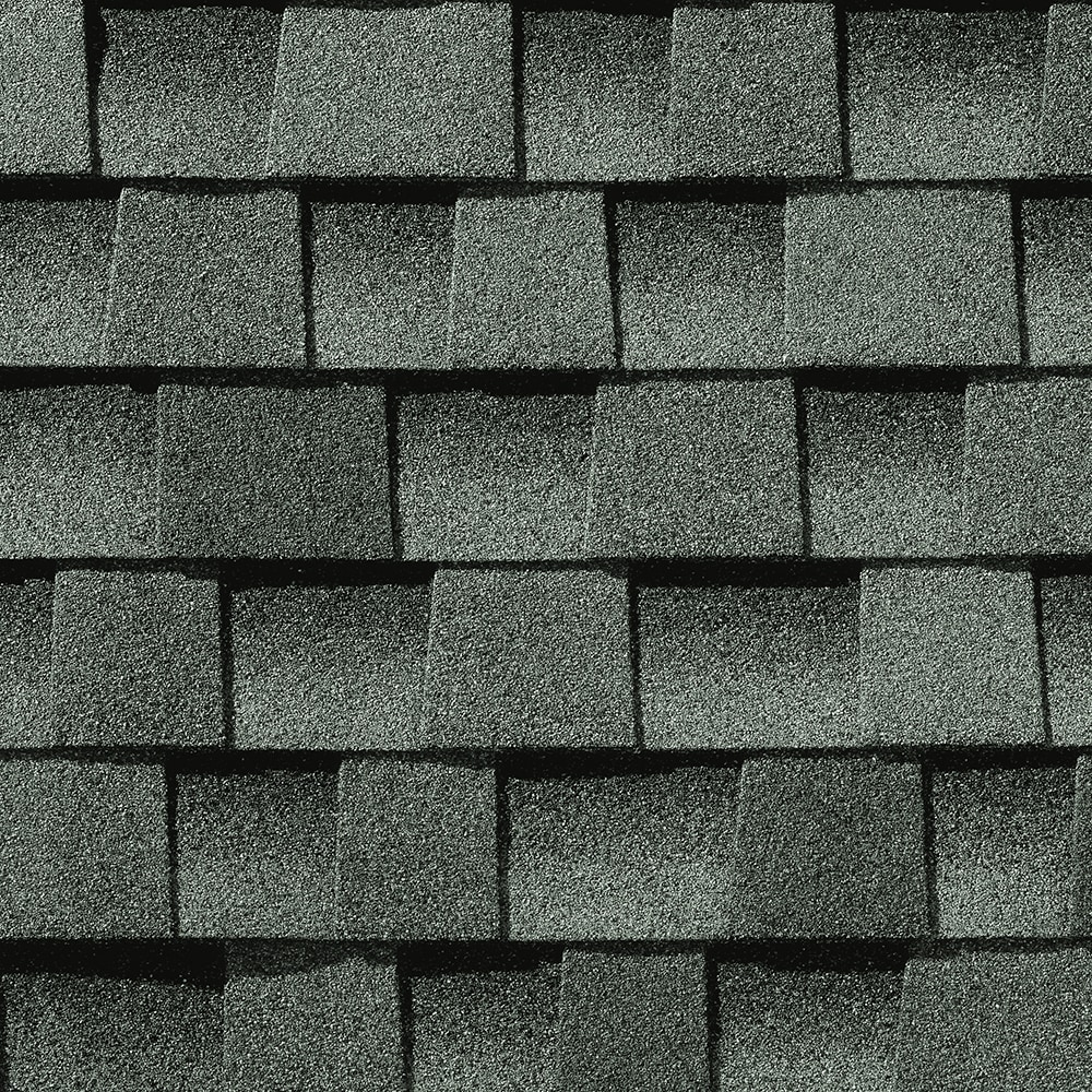 GAF Timberline HDZ shingles in Slate, colour swatch