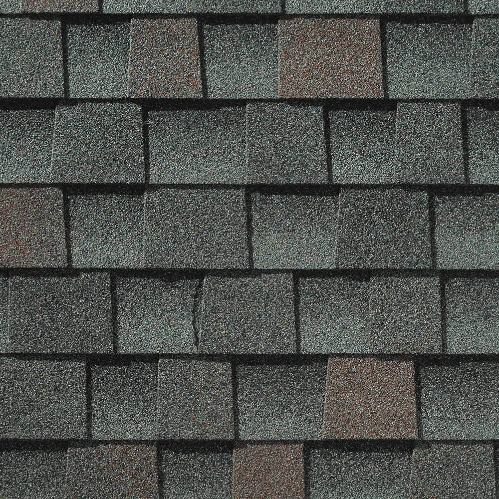 GAF Timberline HDZ shingles in Williamsburg Slate, colour swatch