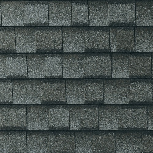 GAF Timberline UHDZ shingles in Pewter Gray, colour swatch