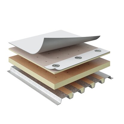 PVC or PVC KEE Fleece-back Systems Mechanically Attached