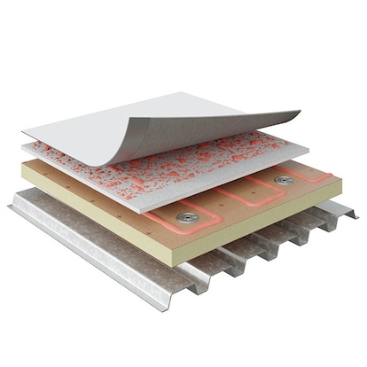 PVC or PVC KEE Fleece-back Systems Adhered
